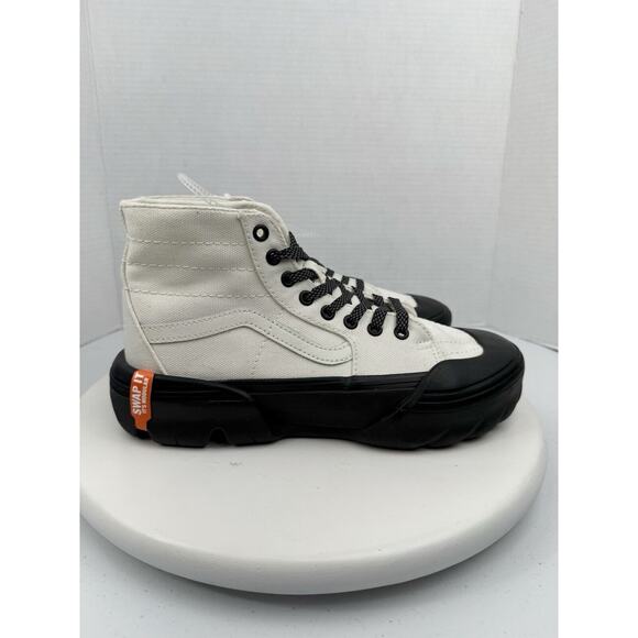 Vans Sk8-Hi Tapered Heavy Women's Size 9 Canvas White Modular Swap It Shoes NEW - Picture 6 of 16